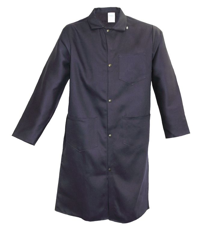 Stanco Navy FR Lab Coat Short