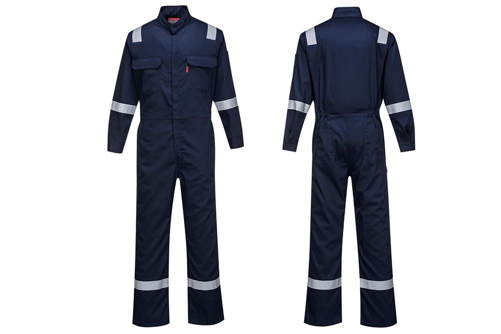 Non FR F813 - Iona Polycotton Coverall, Size: L
