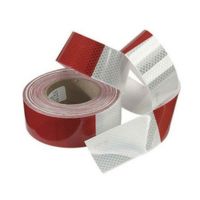 DOT-C2 RD/WH Tape 2&quot;X100&#39;