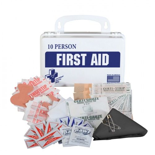 First Aid Kit 25 Person Plastic Shell, Size: 25 Person