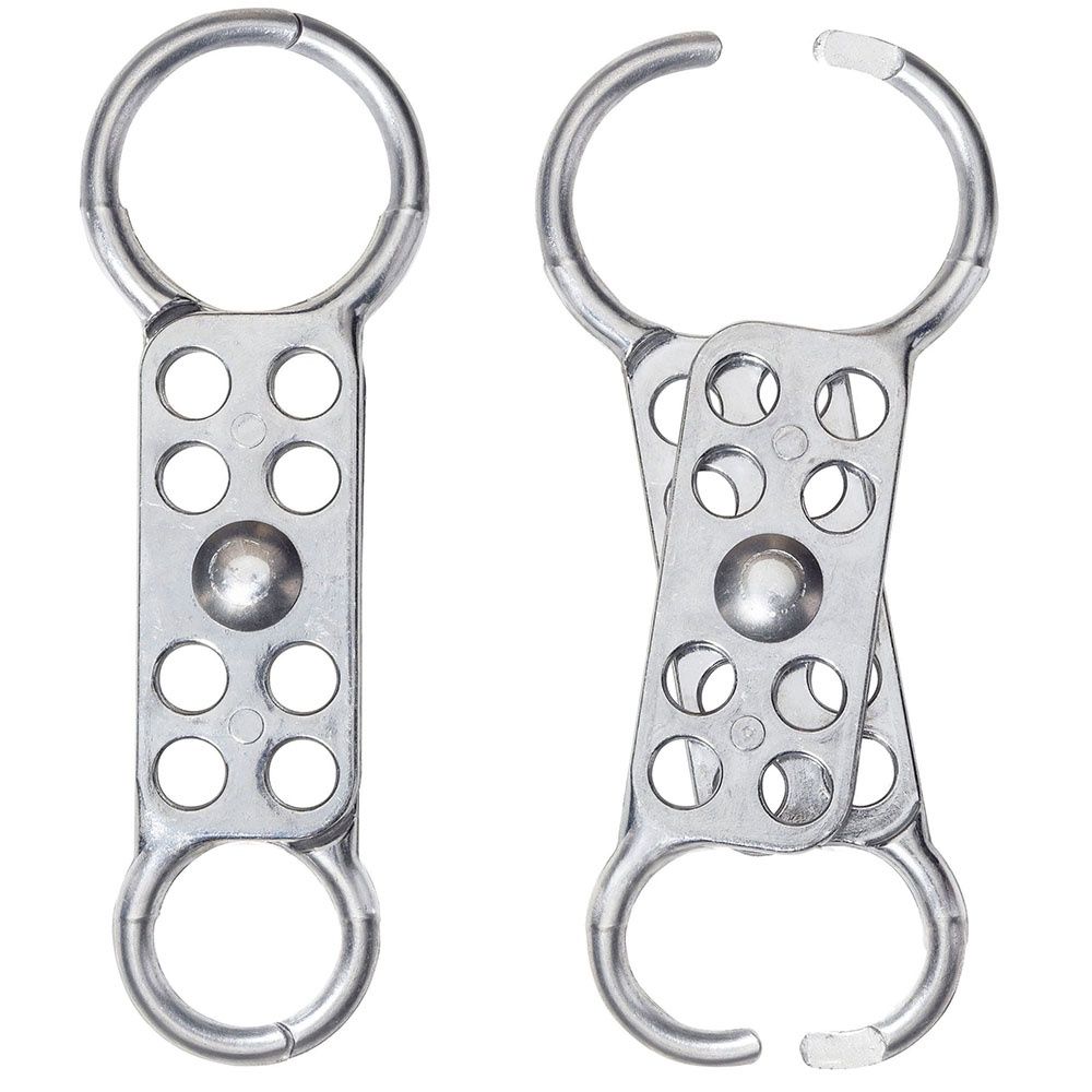 Master Lock 429 Dual Lockout Hasp, Color: Silver