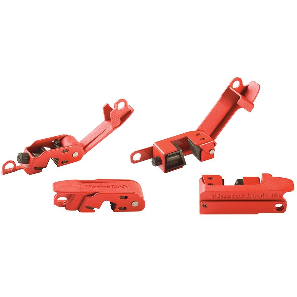 Master Lock 506 Circuit Breaker Lockout Kit, Color: Red