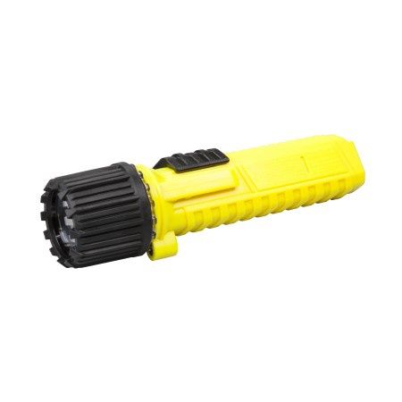 Dorcy Intrinsically Safe 157 Lumen Slide Switch Flashlight-DC, Color: Yellow