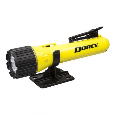 Dorcy Intrinsically Safe 124 Lumen Flashlight-DC, Color: Yellow