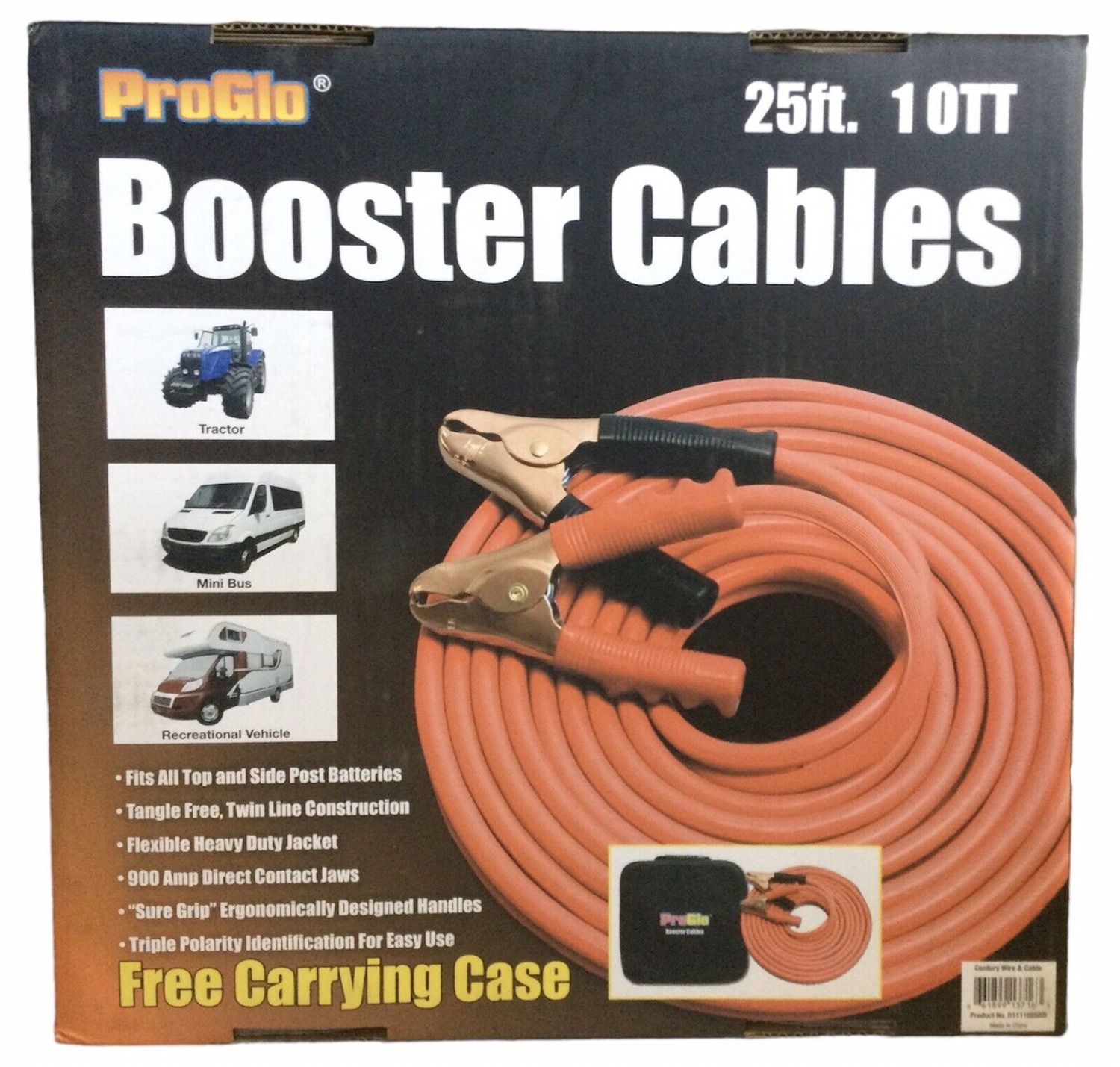ProGlo 25ft 1 OTT Jumper Cables, Category: Jumper Cables