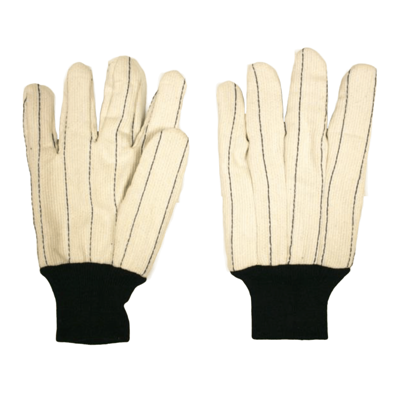 SG-1676 Poly Cotton Canvas Corded Glove Blue Cuff