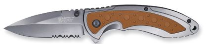 Justin Folding Knife Olive Rubber Inlay
