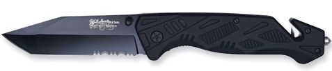 Justin 3 in 1 Tactical Knife Matte Black