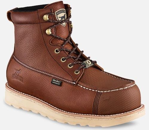 Irish Setter Wingshooter XD Men&#39;s 6-inch Waterproof Leather Safety Toe Boot, Diameter: Regular (D), Size: 6