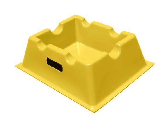 Ultratech Ultra-Line Pipe Tray, Color: Yellow