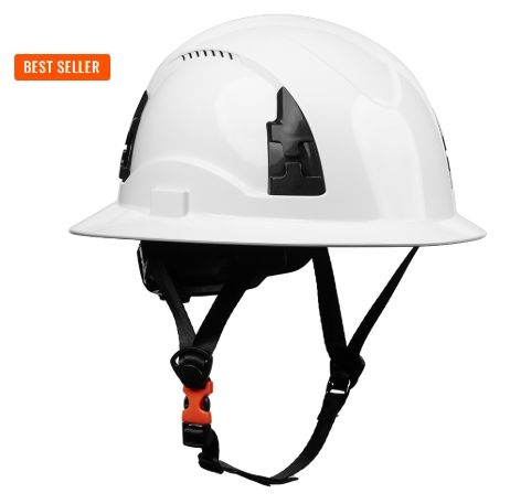 Malta Dynamics APEX Type 2 Class C Full Brim Safety Helmets, Color: White