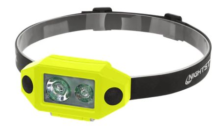 Nightstick Intrinsically Safe Low-Profile Dual-Light Headlamp 200 Lumens