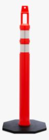 D-Top Delineator Reflective Road Cone