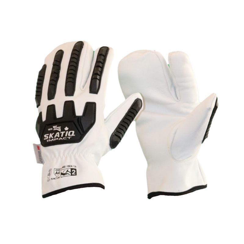 SG-9075 Leather Insulated Impact Mitten (Cut 6, Puncture 4, Impact 2)