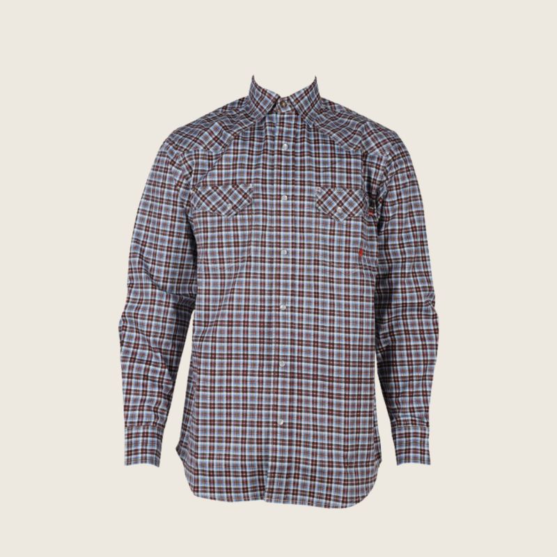 Forge Men&#39;s FR MFRPLD-244 Plaid Shirt