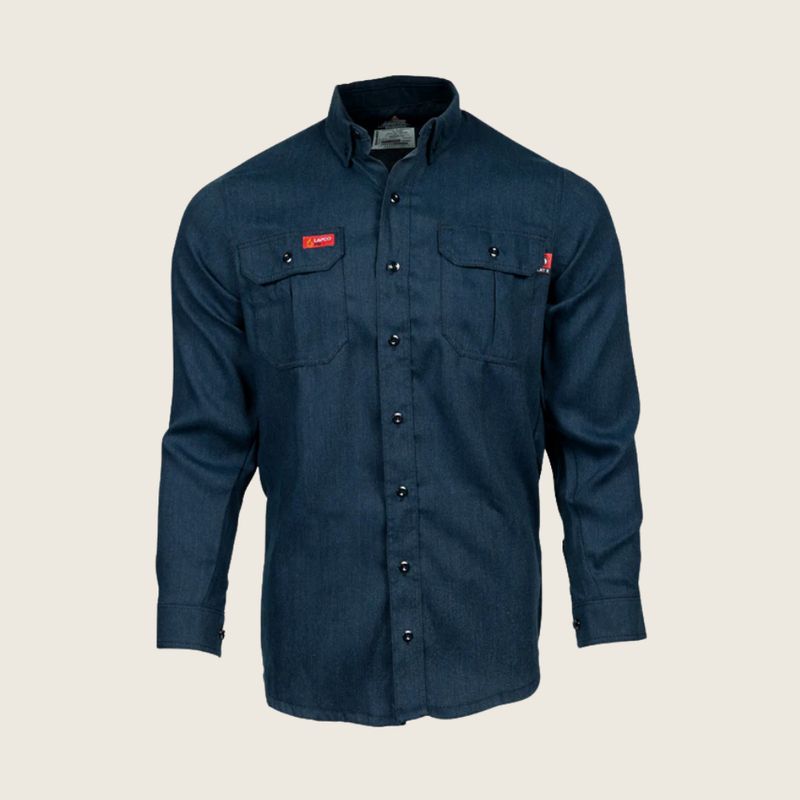 Lapco Men&#39;s FR 5oz TecaSafe One Inherent Modern Uniform Shirt