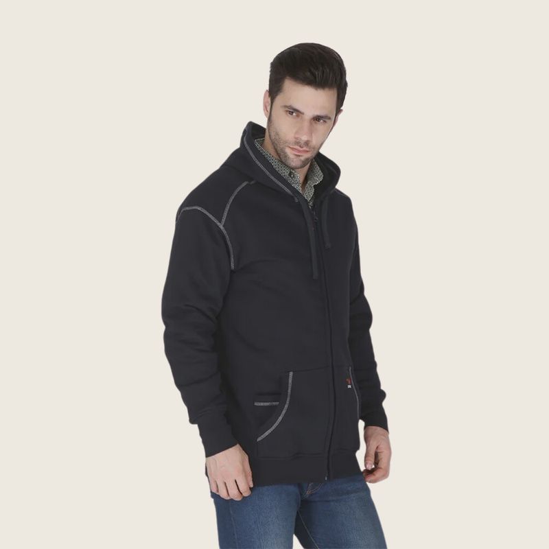 Forge Men&#39;s FR Contrast Stich Zip Hoodie
