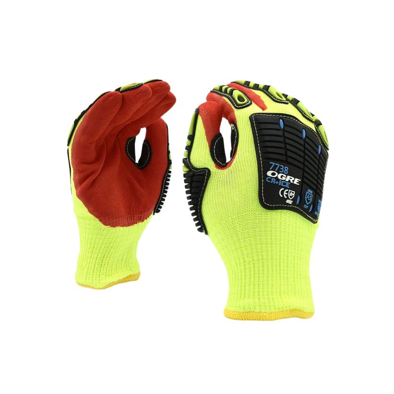 Ogre CR+ICE 7738 Cut 5 Thermal Impact Glove (Cut 5, Impact 1, Puncture 4, Abrasion 6)