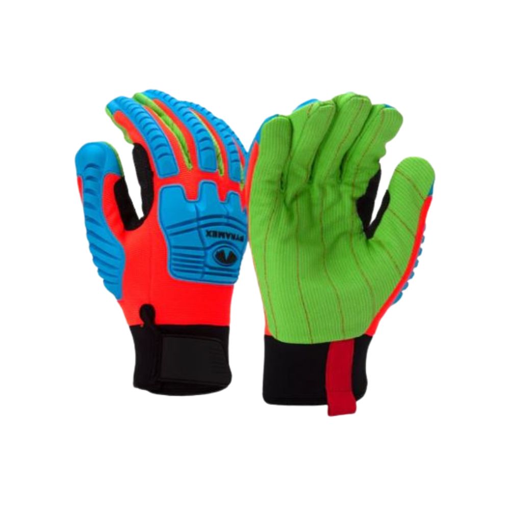 Pyramex Insulated Corded Cotton (Cut 3, Impact 1, Abrasion 3, Puncture 4), ASNI Impact Rating: Impact 1, Quantity: Pair, Size: L