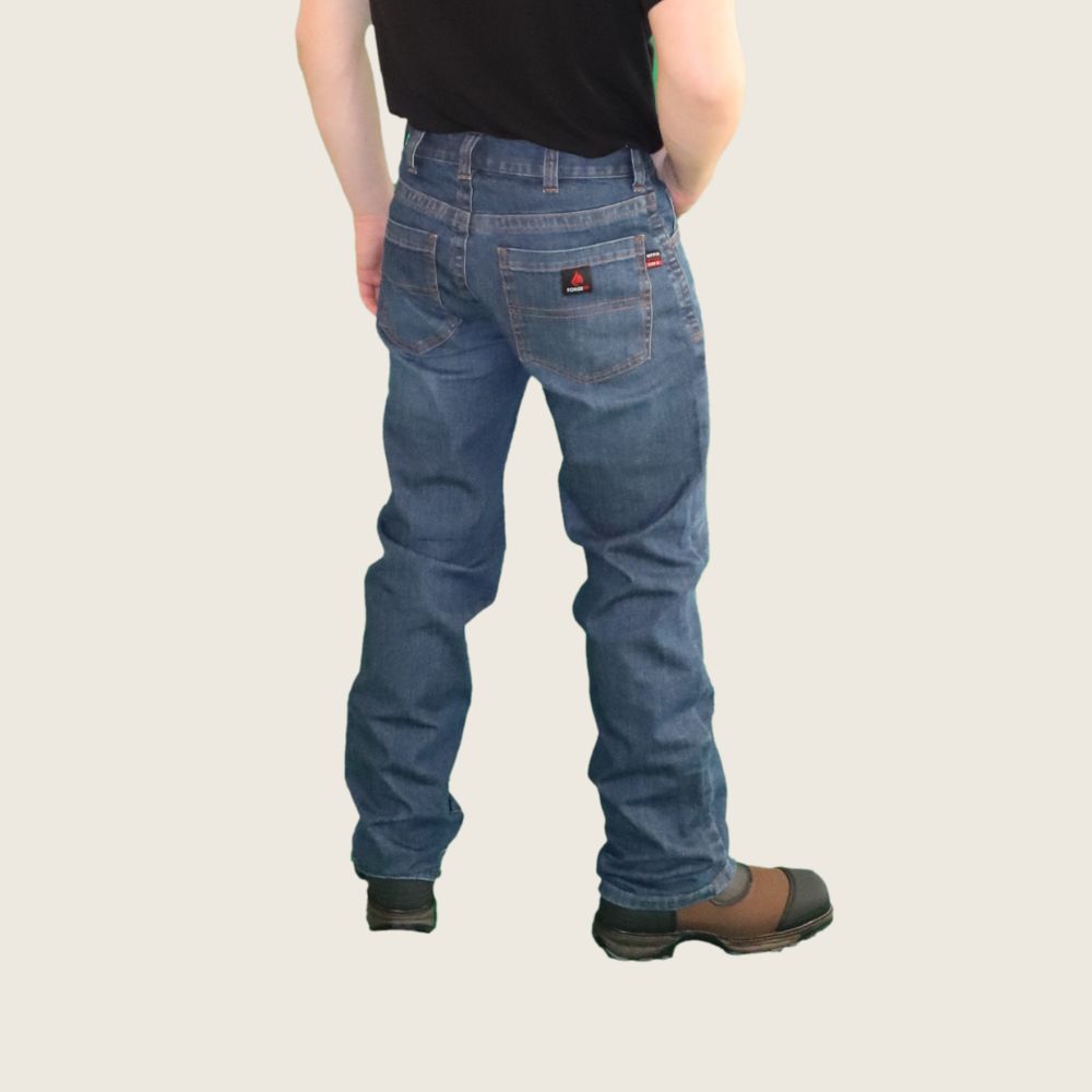 Forge Men&#39;s FR Denim Stretch Jean, Waist: 30, Inseam: 30