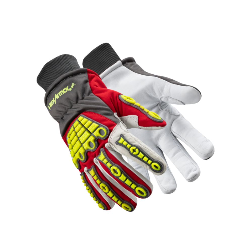 Hexarmor Chrome SLT 4073W Winter Glove (Cut 6, Impact 2, Puncture 3, Abrasion 4), Size: XS, ASNI Impact Rating: Impact 2
