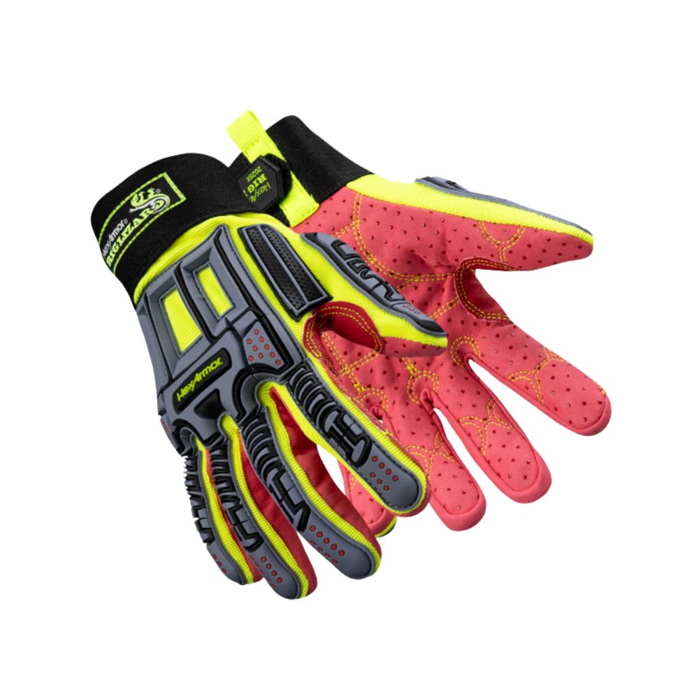 Hexarmor Rig Lizard 2028X Impact Glove (Cut 6,  Impact 2, Puncture 4, Abrasion 4), Size: XS