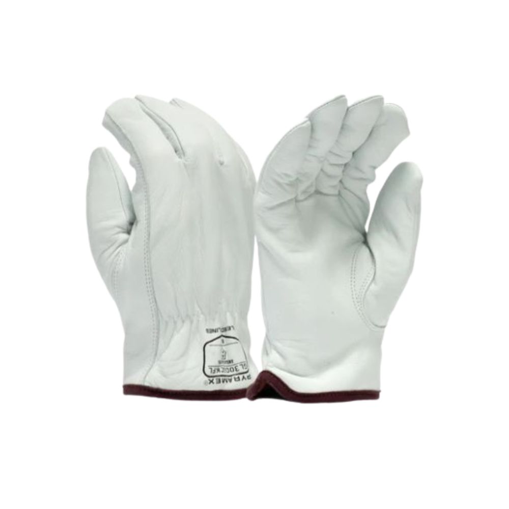 Pyramex GL3006CKF - Insulated Premium Grain Goatskin Driver HPPE (Cut 5, Puncture 4, Abrasion 4), Quantity: Pair, Size: S