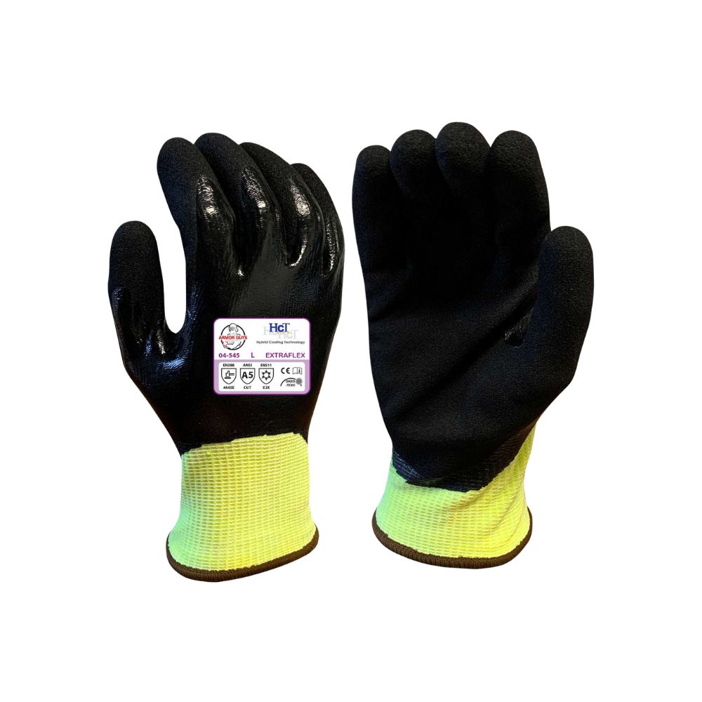 Armor Guys 04-545 Extraflex Fully Dipped Nitrile Coated Gloves (Cut 5), Quantity: Pair, Size: S