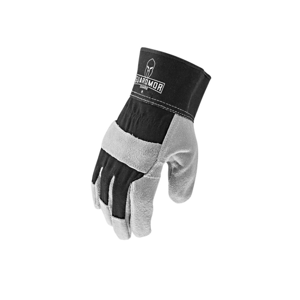 GUARDMOR General Purpose Split Leather Glove, Quantity: Pair, Size: M