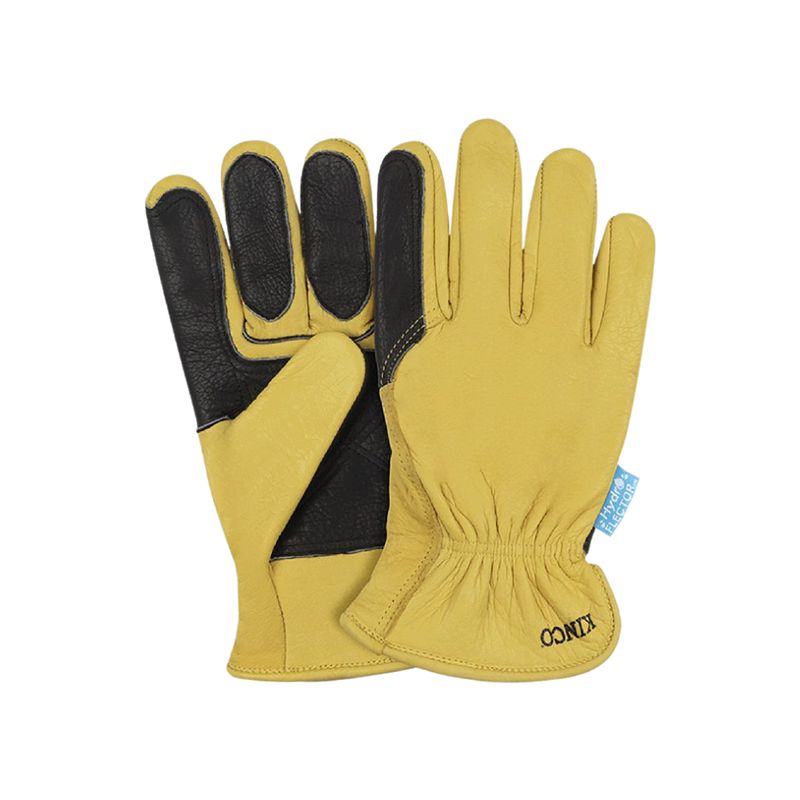 Kinco Hydroflector Water-Resistant Premium Grain Buffalo Driver W/Double -Palm