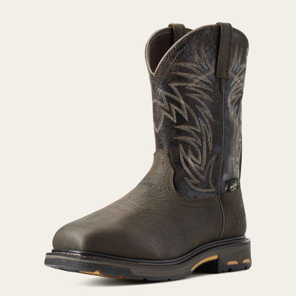 Ariat WorkHog Wide Square Toe MetGuard Waterproof Composite Toe Work Boot, Diameter: D Medium, Size: 7