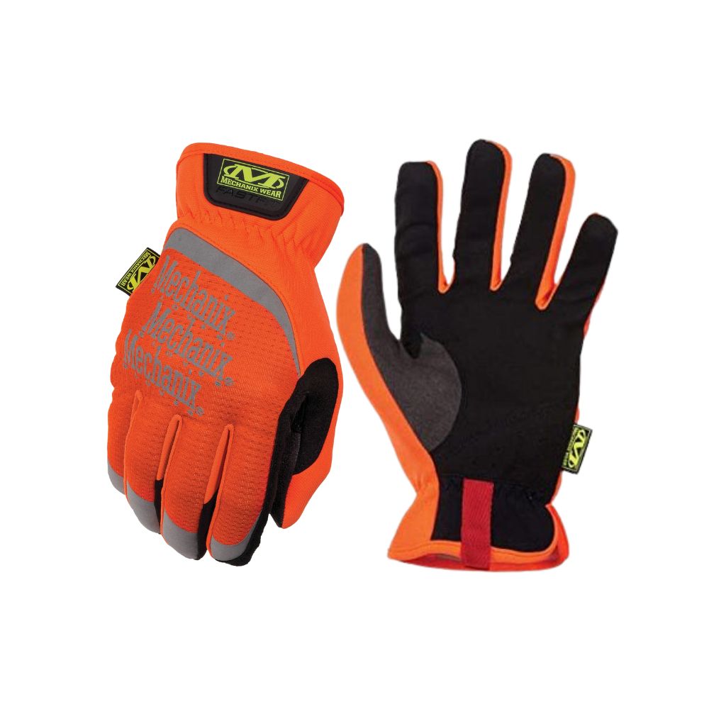 Mechanix HI-VIZ Orange Fastfit Glove, Size: S, Color: Orange