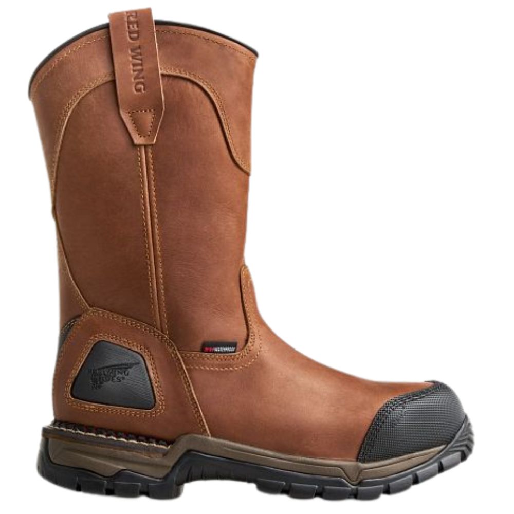Red Wing FlexForce® Men&#39;s 11-inch Waterproof Safety Toe Pull-On Boot, Diameter: Regular (D), Size: 7