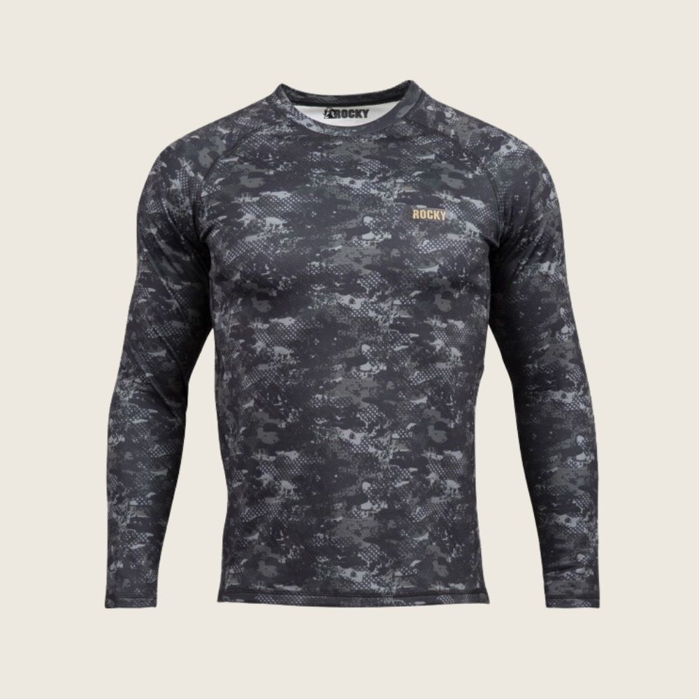 Rocky Black Venato MD WT Thermal, Size: M, Style: Top, Category: Base and Mid  Layer