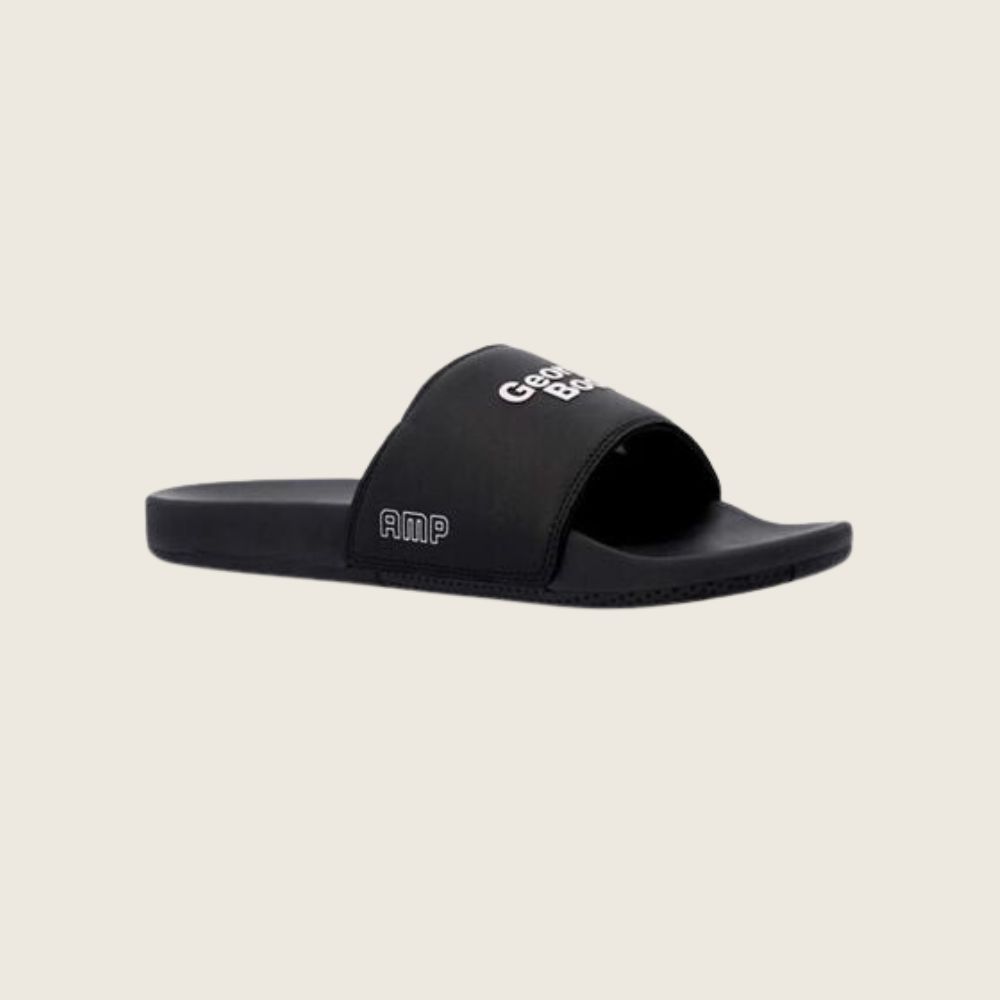 Georgia Boot Amp Sandal, Size: 3, Color: Black