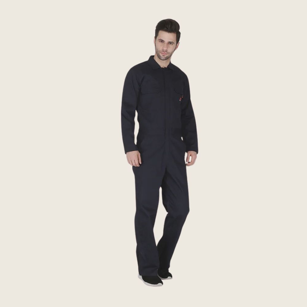 Forge Men&#39;s FR Coverall, Color: Navy, Size: 2XL