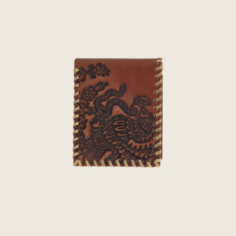 Justin Leather Bifold Wallet Tenochitlan, Style: Bi-Fold