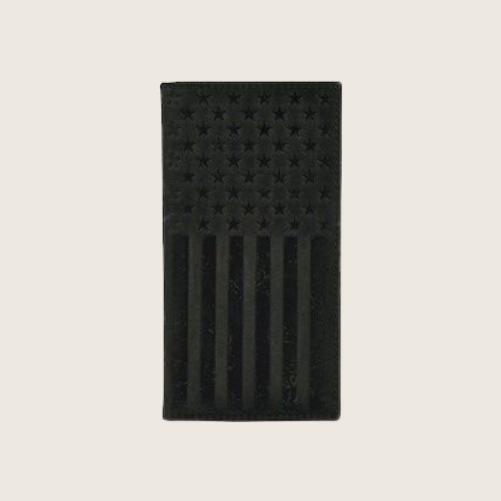 Justin Leather Rodeo Wallet Graphite Flag, Style: Bill-Fold