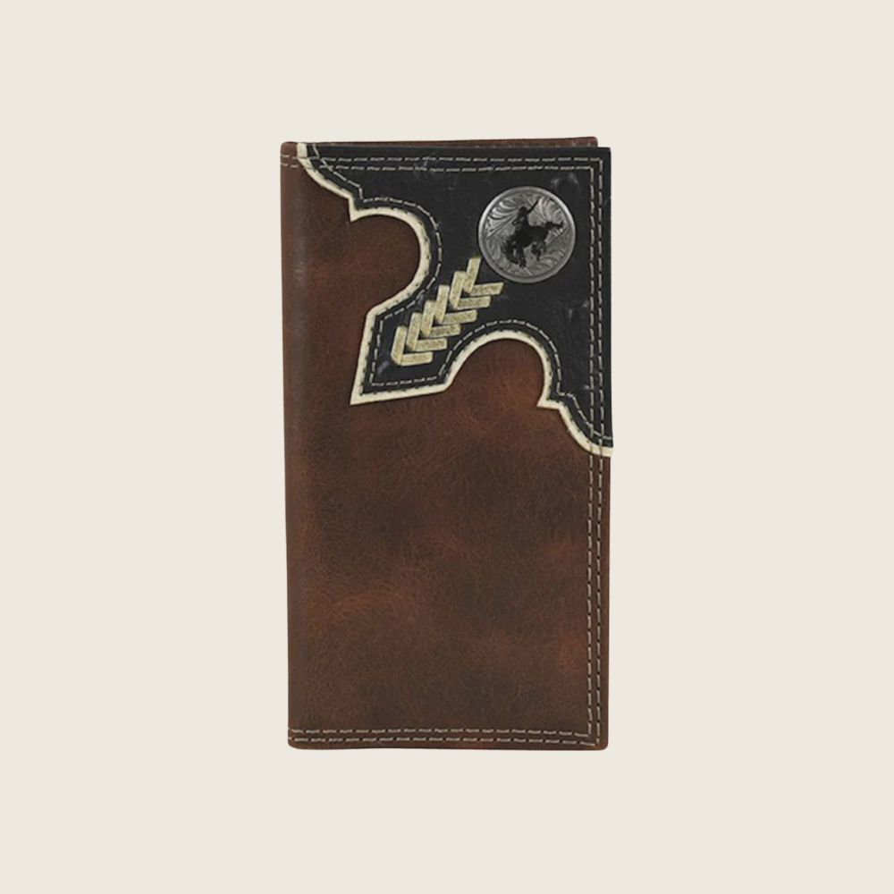 Justin Junior Rodeo Wallet Yoke W/Concho, Style: Bill-Fold