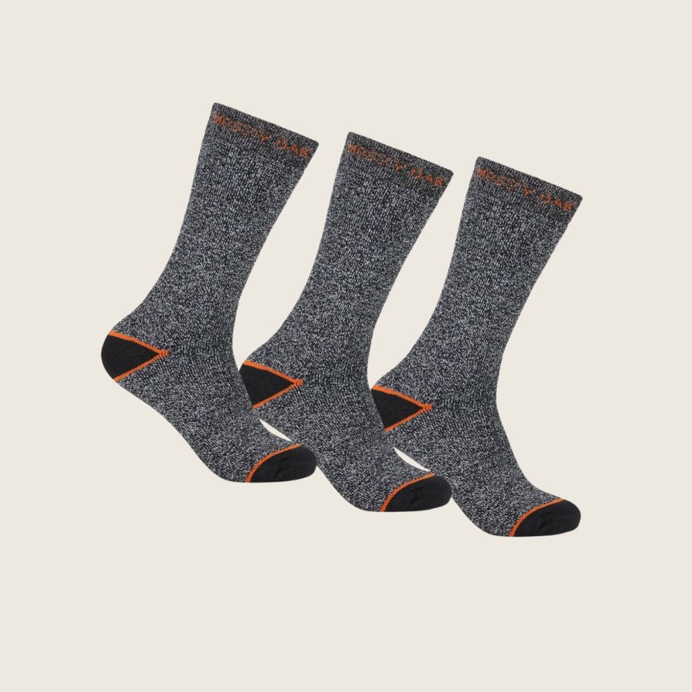 Mossy Oak Heavy Duty Thermal Socks 3 Pack, Socks: Socks