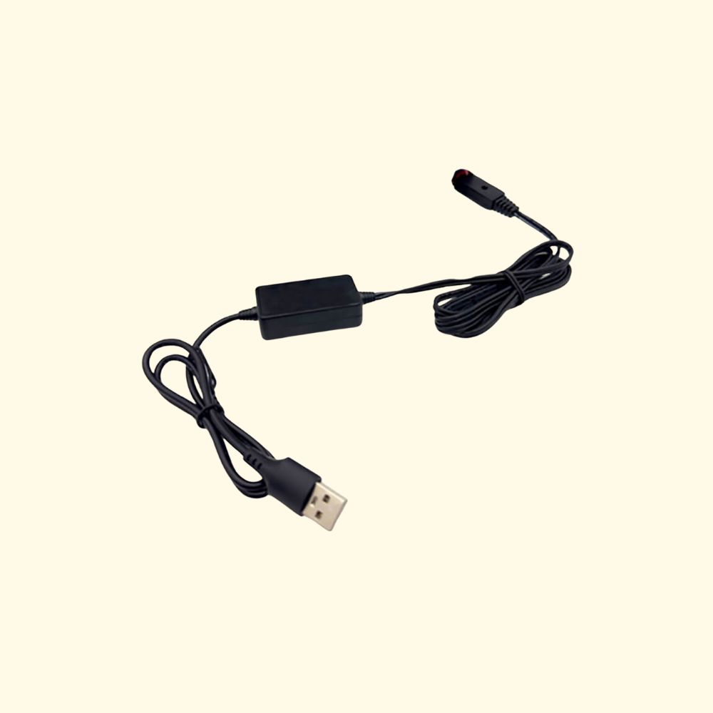 RKI GX-3R USB Charger, Color: Black
