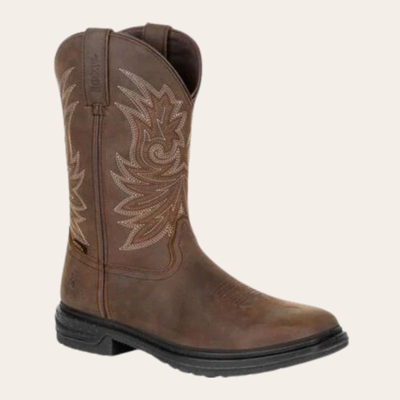 Rocky Boot 11&quot; WorkSmart Composite Toe Waterproof Western Boot