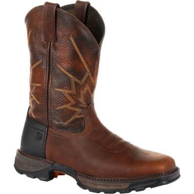 Durango Maverick XP Tobacco Steel Toe Ventilated Work Boot, Diameter: M, Size: 7