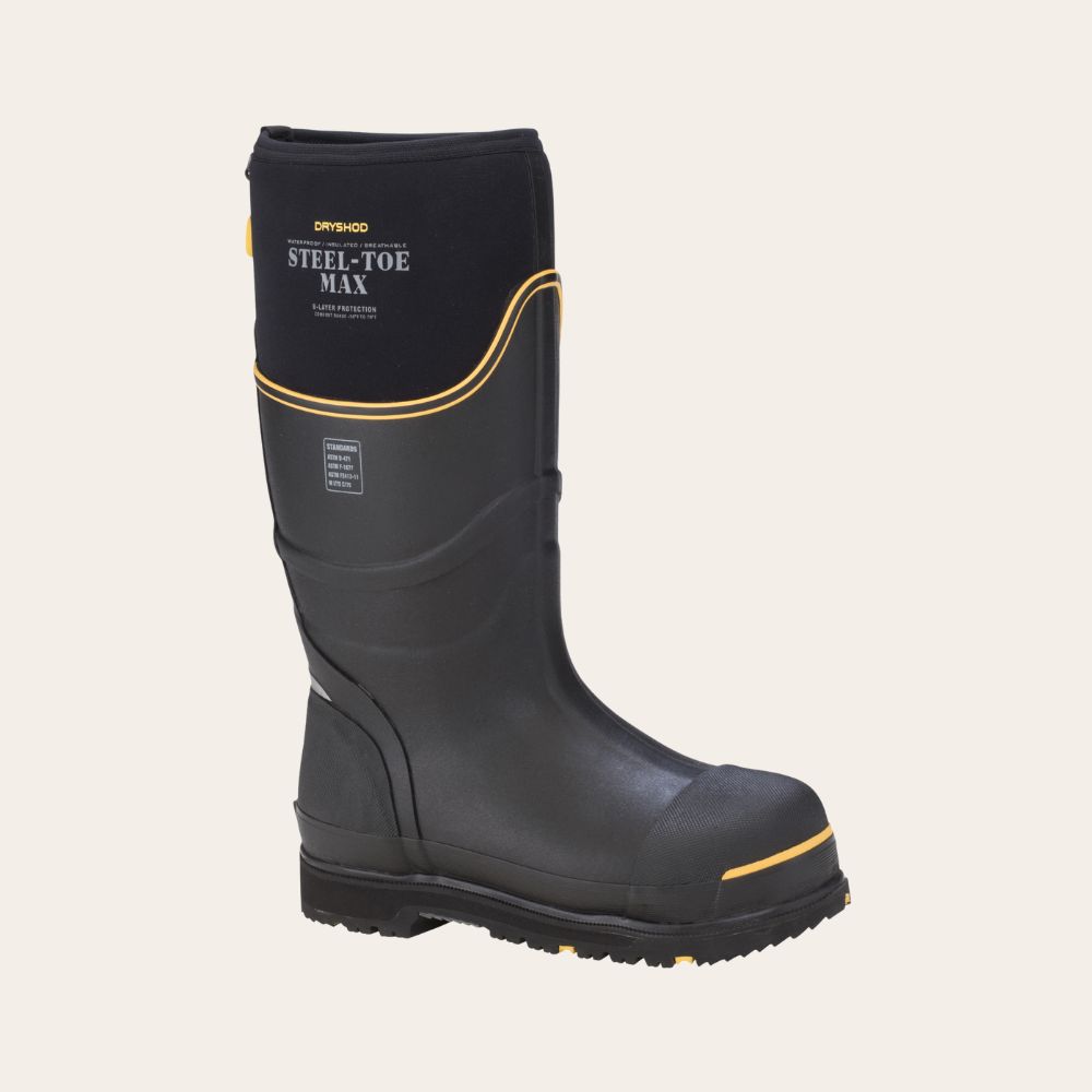 DRYSHOD Steel Toe Max Cold Boot, Size: 6