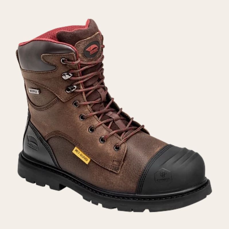 Avenger Men&#39;s A7556 8&quot; MetGuard Waterproof Carbon Toe Hammer Work Boot