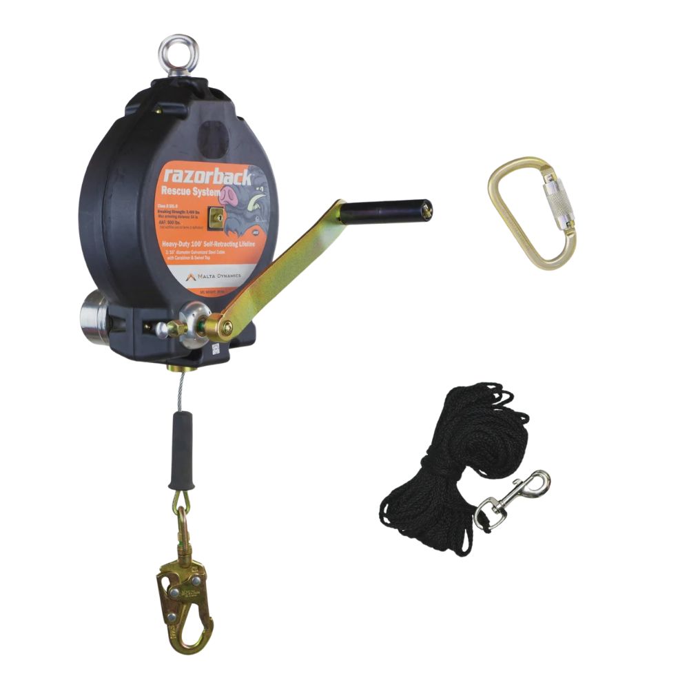 Malta Dynamics 90' Razorback 3-Way Recovery SRL, Size: 90'