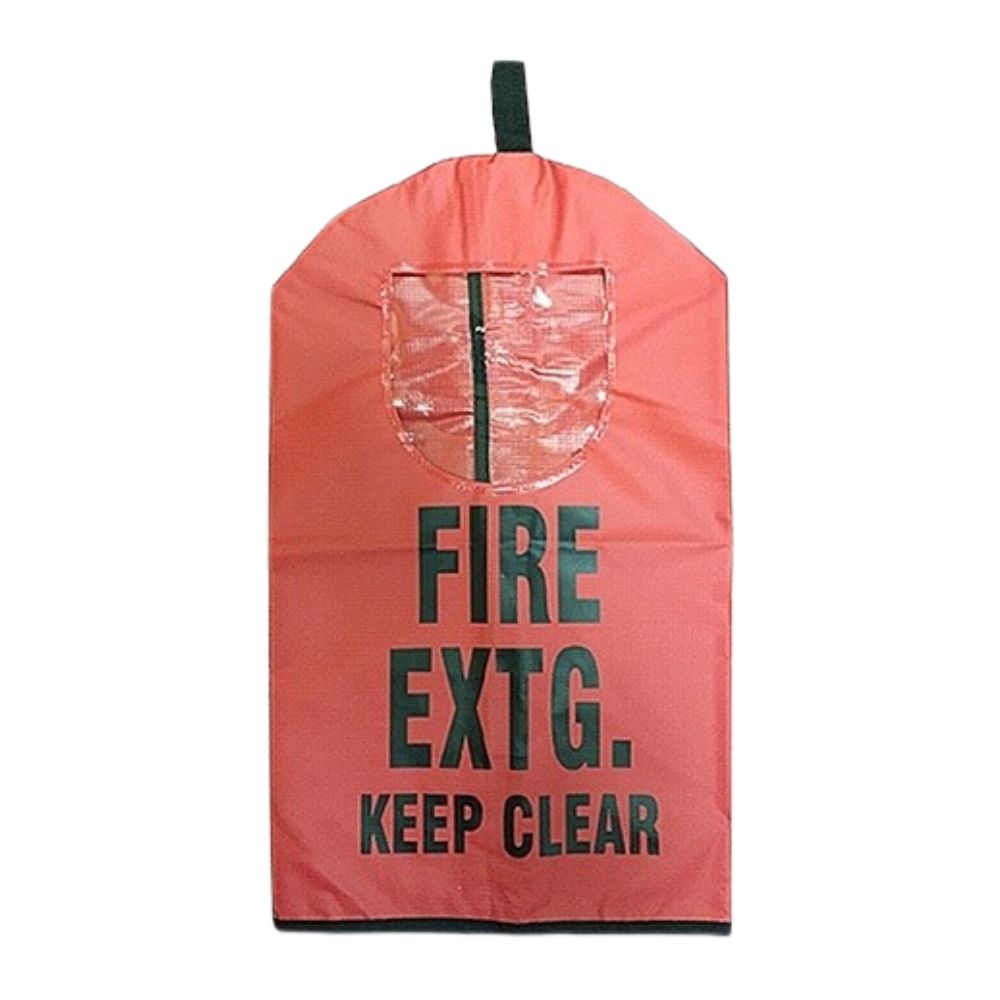Fire Extinguisher Cover with Window, Size: S: 20&quot;x11 1/2&quot;