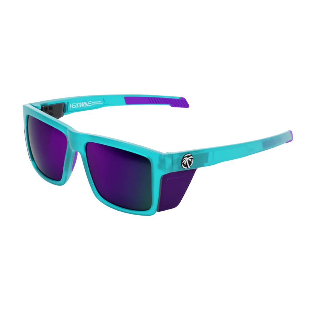 Heat Wave Performance Vise Sunglasses: Aqua Frost Z87+, Polarized / Non-Polarized: Polarized