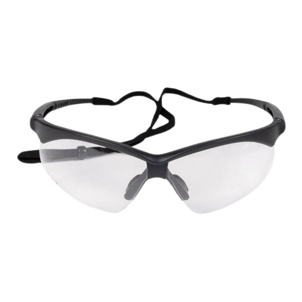 RIVAL Safety Glass, Color: Clear/Black, Size: Single