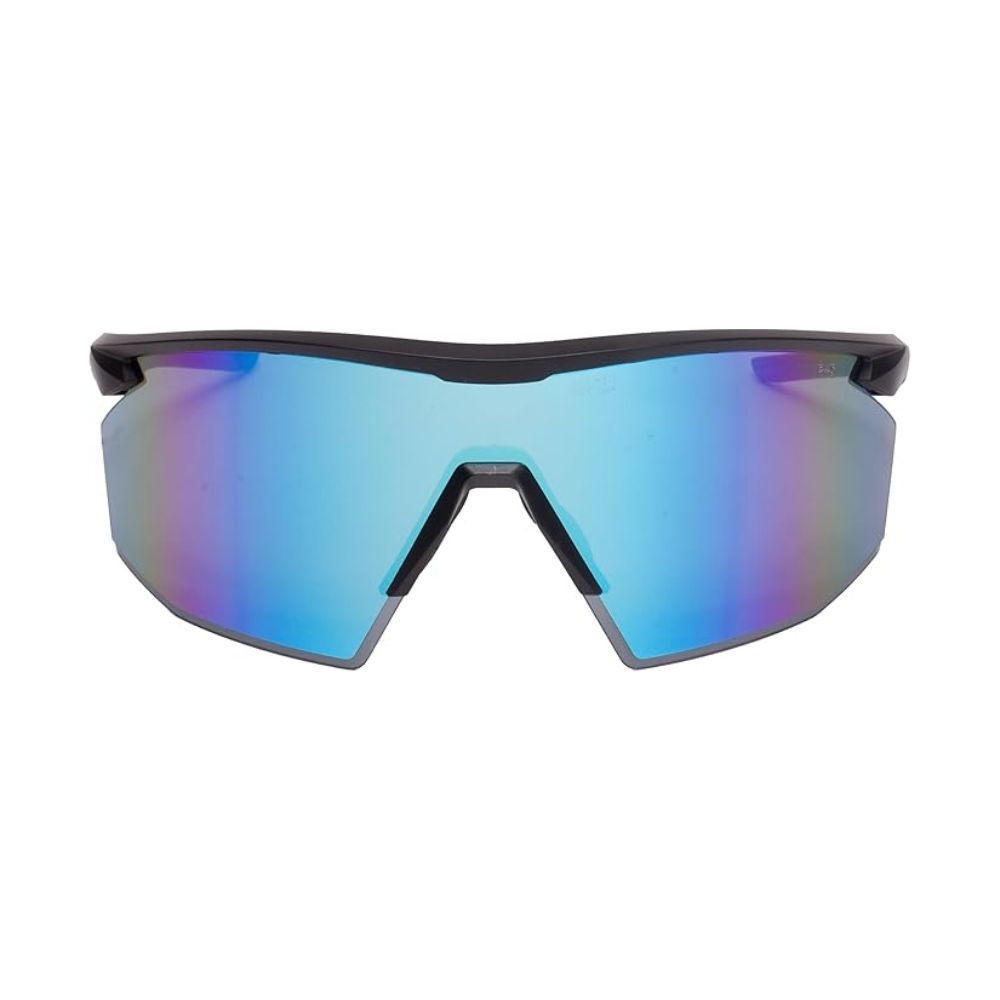 Pyramex PMXSPEC Glasses, Color: Matte Black w/Blue Temples